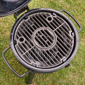 CAST IRON GRATES TO SEAL IN FOOD FLAVOR