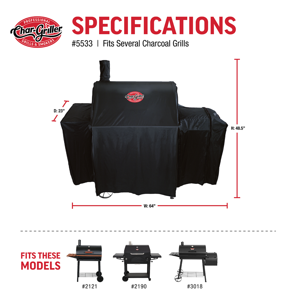 Couvercle universel de gril Char-Griller
