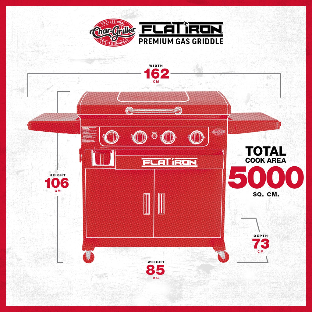 Flat Iron™ Premium Gas Griddle